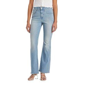 Levi's 726 High Rise & Slim Fit Light Blue Flare Leg Jeans -- Size 30 x 32